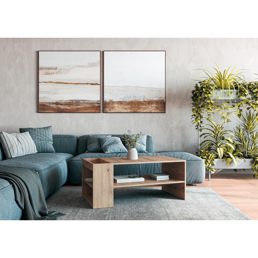 Konferenčný stolík BELA 100x42 cm dub artisan