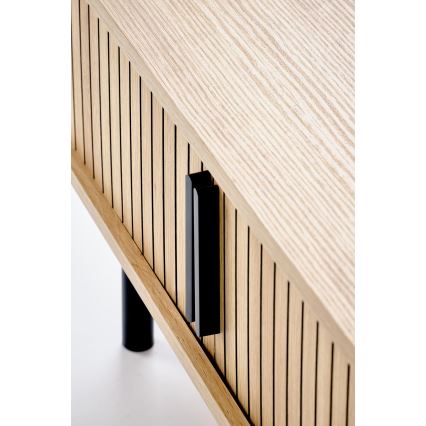 Konferenčný stolík CASA 90x50 cm hnedá/čierna
