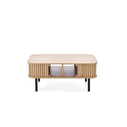 Konferenčný stolík CASA 90x50 cm hnedá/čierna