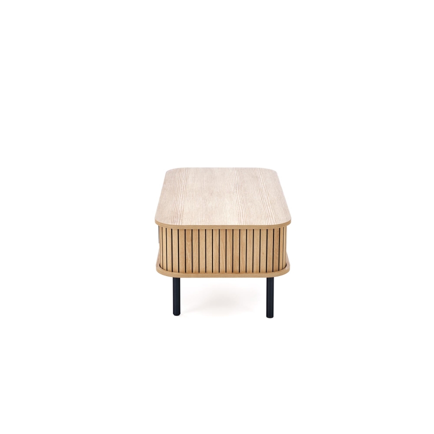 Konferenčný stolík CASA 90x50 cm hnedá/čierna
