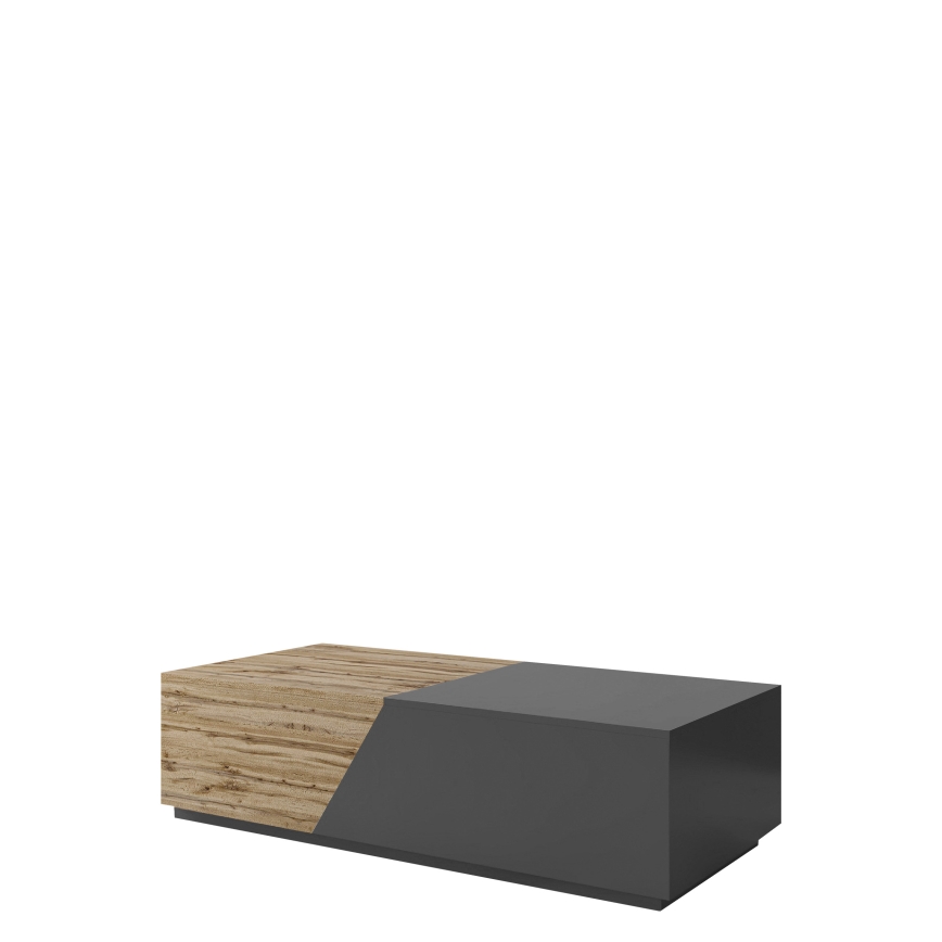 Konferenčný stolík CEELIAS 124x42 cm antracit/dub Wotan