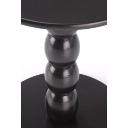 Konferenčný stolík CIRILA, priemer 40 cm, čierny