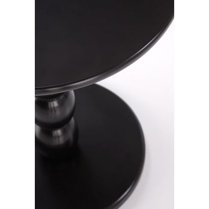 Konferenčný stolík CIRILA, priemer 40 cm, čierny