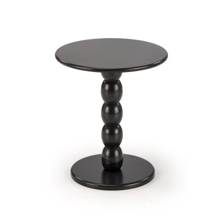 Konferenčný stolík CIRILA, priemer 40 cm, čierny
