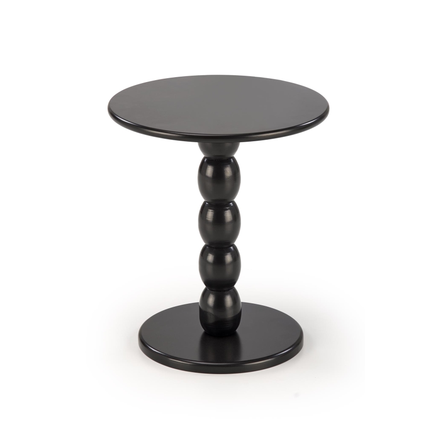 Konferenčný stolík CIRILA, priemer 40 cm, čierny