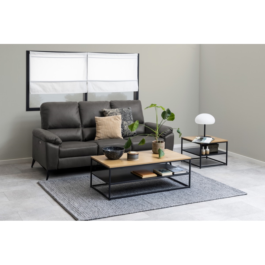 Konferenčný stolík CORA dub/čierny