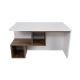 Konferenčný stolík DILAY 52x100 cm hnedá/biela