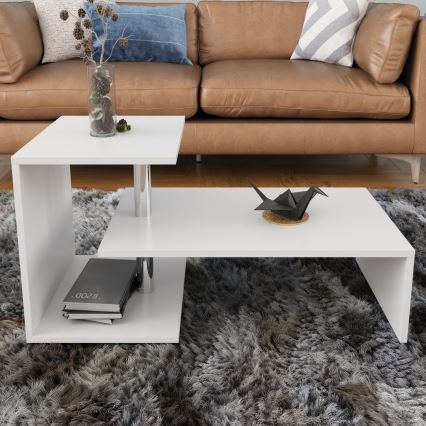 Konferenčný stolík DILEK 46x100 cm biela