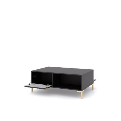 Konferenčný stolík FLOP 100x66 cm čierny