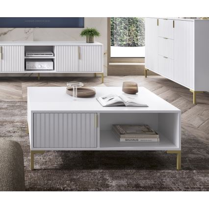 Konferenčný stolík FLOP biely