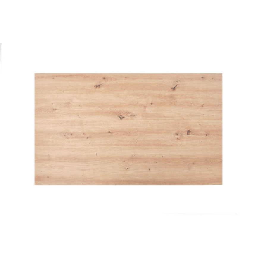 Konferenčný stolík FORMA 110x65 cm hnedý/čierny