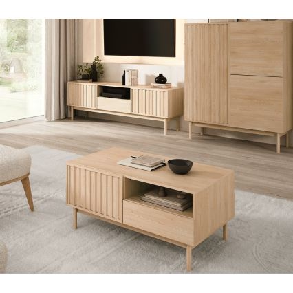 Konferenčný stolík KIOTO 106 × 53 cm dub Cremona