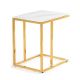 Konferenčný stolík LURUS 40x50 cm zlatá