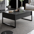 Konferenčný stolík LUXE 40x90 cm antracit/čierna
