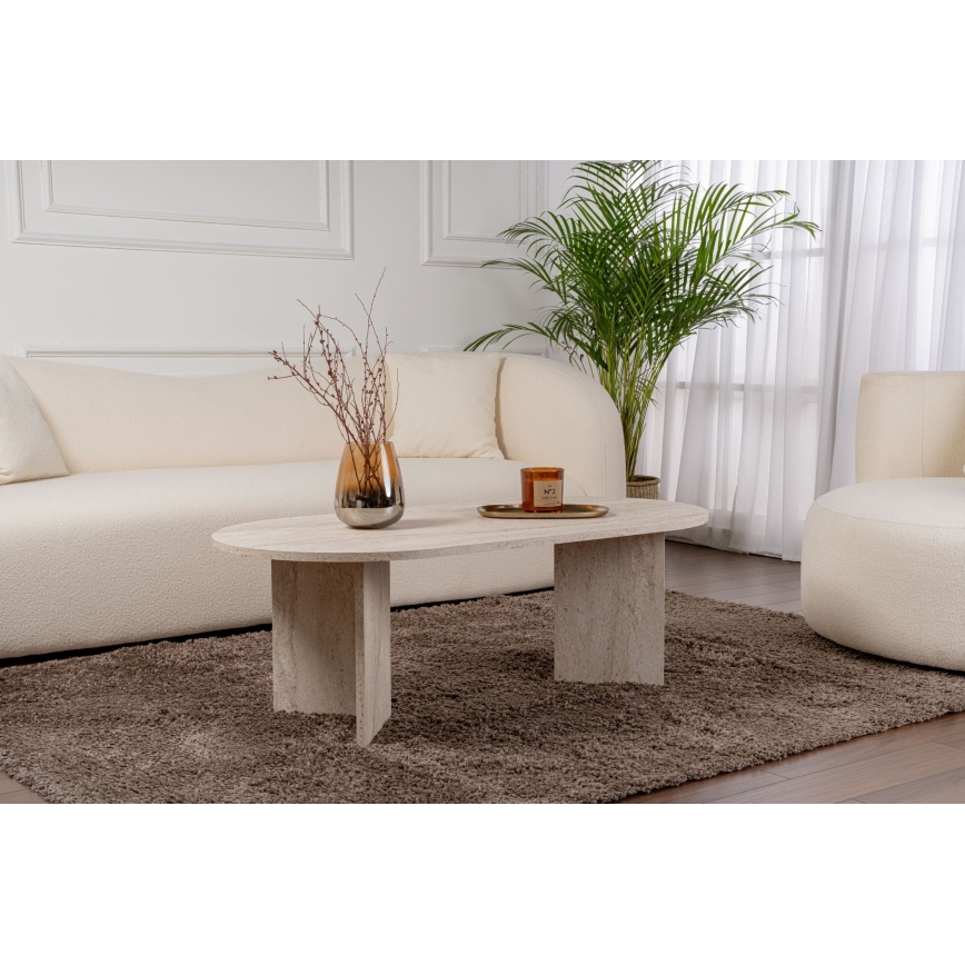 Konferenčný stolík NEL 119x60 cm béžový