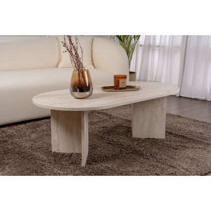 Konferenčný stolík NEL 119x60 cm travertín