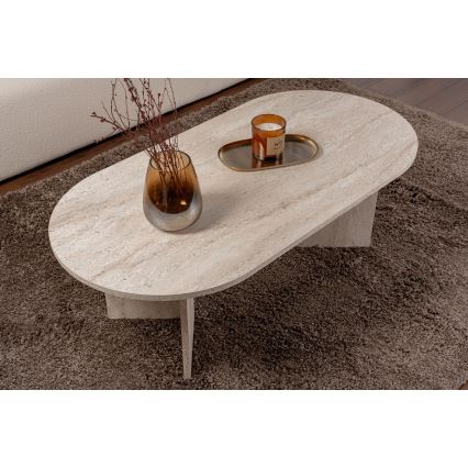 Konferenčný stolík NEL 119x60 cm travertín