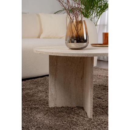 Konferenčný stolík NEL 119x60 cm travertín