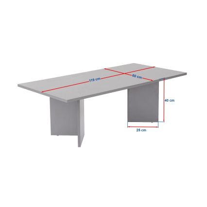 Konferenčný stolík NEL 119x60 cm travertín