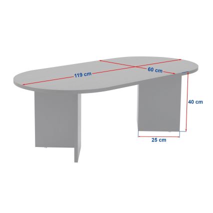 Konferenčný stolík NEL orech