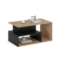 Konferenčný stolík NOTE 90x51 cm čierna/dub artisan