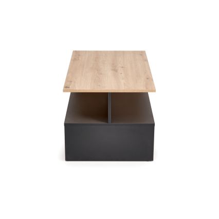 Konferenčný stolík NOTE 90x51 cm čierna/dub artisan