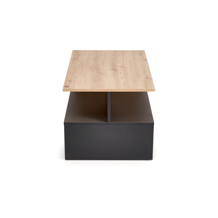 Konferenčný stolík NOTE 90x51 cm čierna/dub artisan