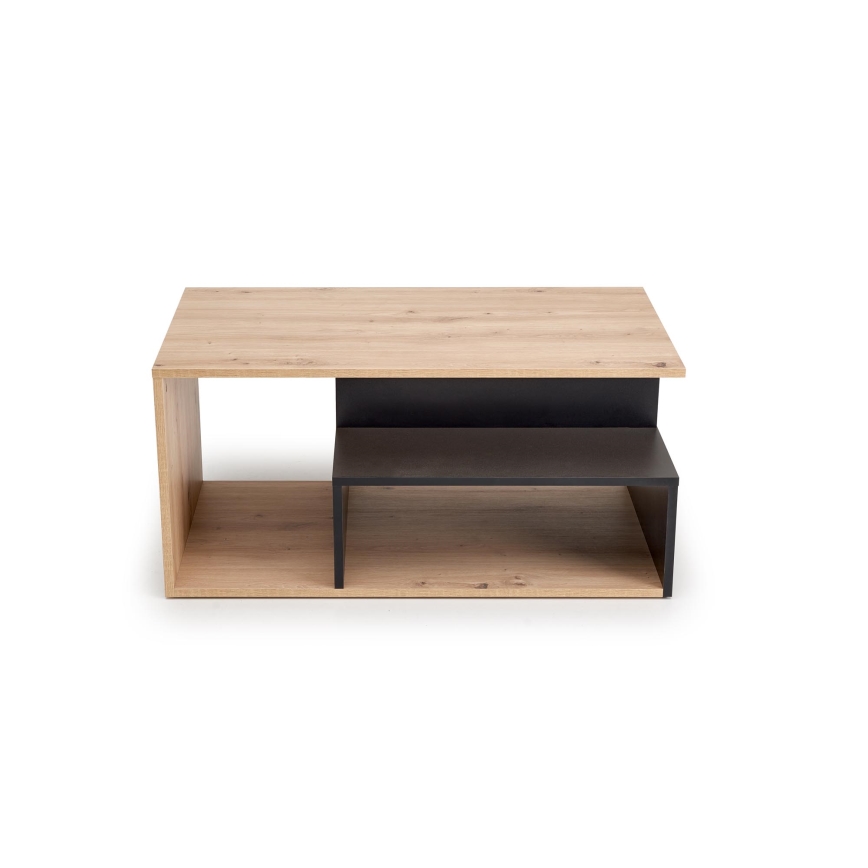 Konferenčný stolík NOTE 90x51 cm čierna/dub artisan