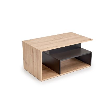 Konferenčný stolík NOTE 90x51 cm čierna/dub artisan