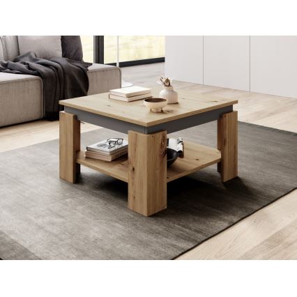 Konferenčný stolík OLAF dub artisan/antracit