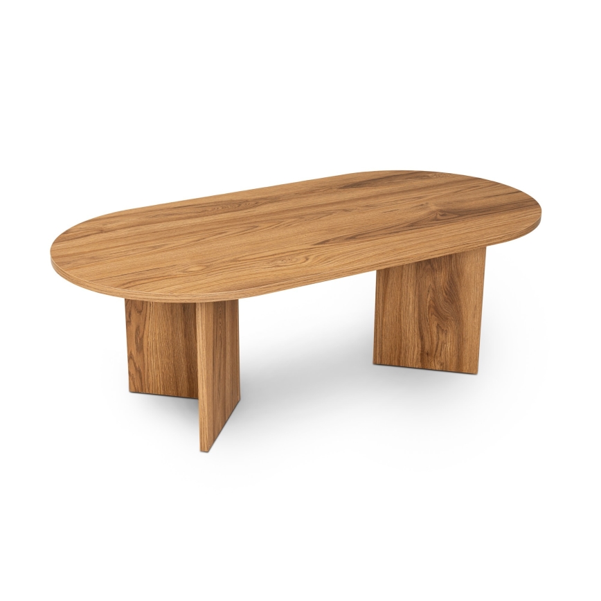 Konferenčný stolík OVAL 60x120 cm hnedá