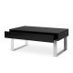 Konferenčný stolík PAVO 45x110 cm lesklá čierna