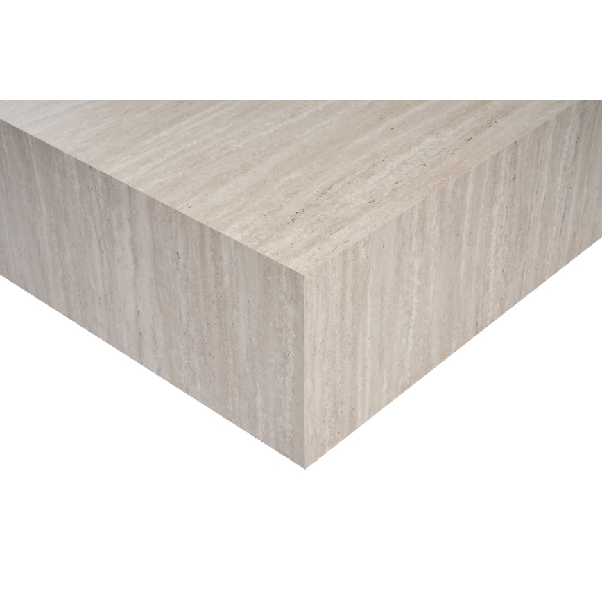 Konferenčný stolík PRIZMA 90x90 cm béžový
