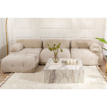 Konferenčný stolík PRIZMA 90x90 cm mramor