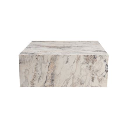 Konferenčný stolík PRIZMA 90x90 cm mramor