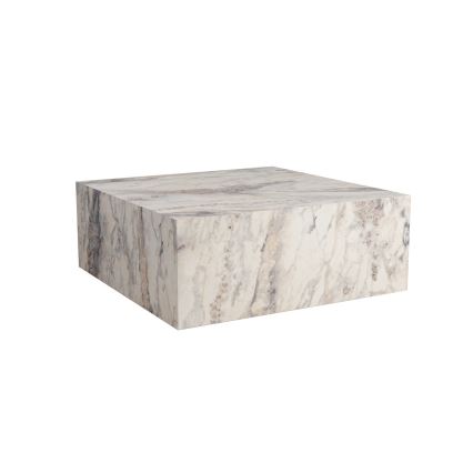 Konferenčný stolík PRIZMA 90x90 cm mramor