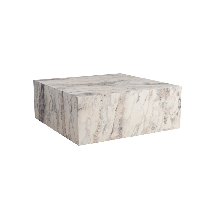 Konferenčný stolík PRIZMA 90x90 cm mramor