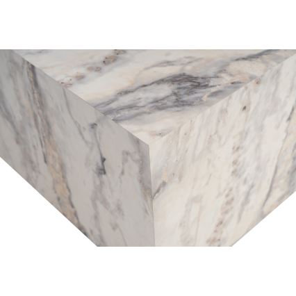 Konferenčný stolík PRIZMA 90x90 cm mramor
