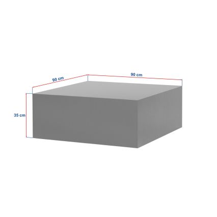 Konferenčný stolík PRIZMA 90x90 cm travertín