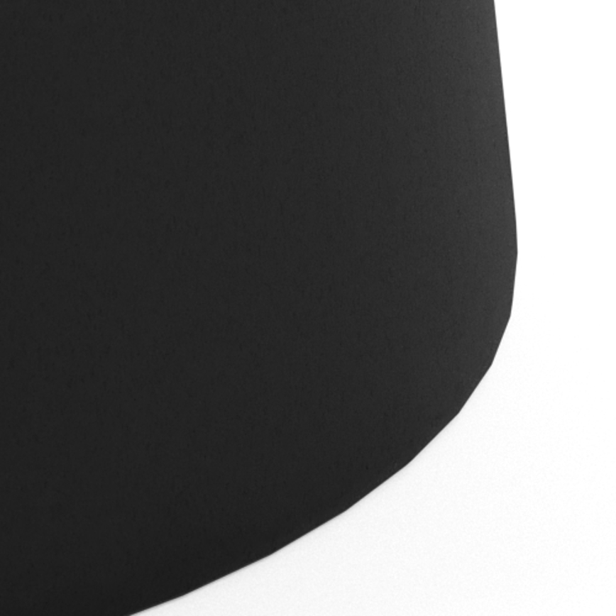 Konferenčný stolík SANTORINI priemer 70 cm biely/čierny/keramika