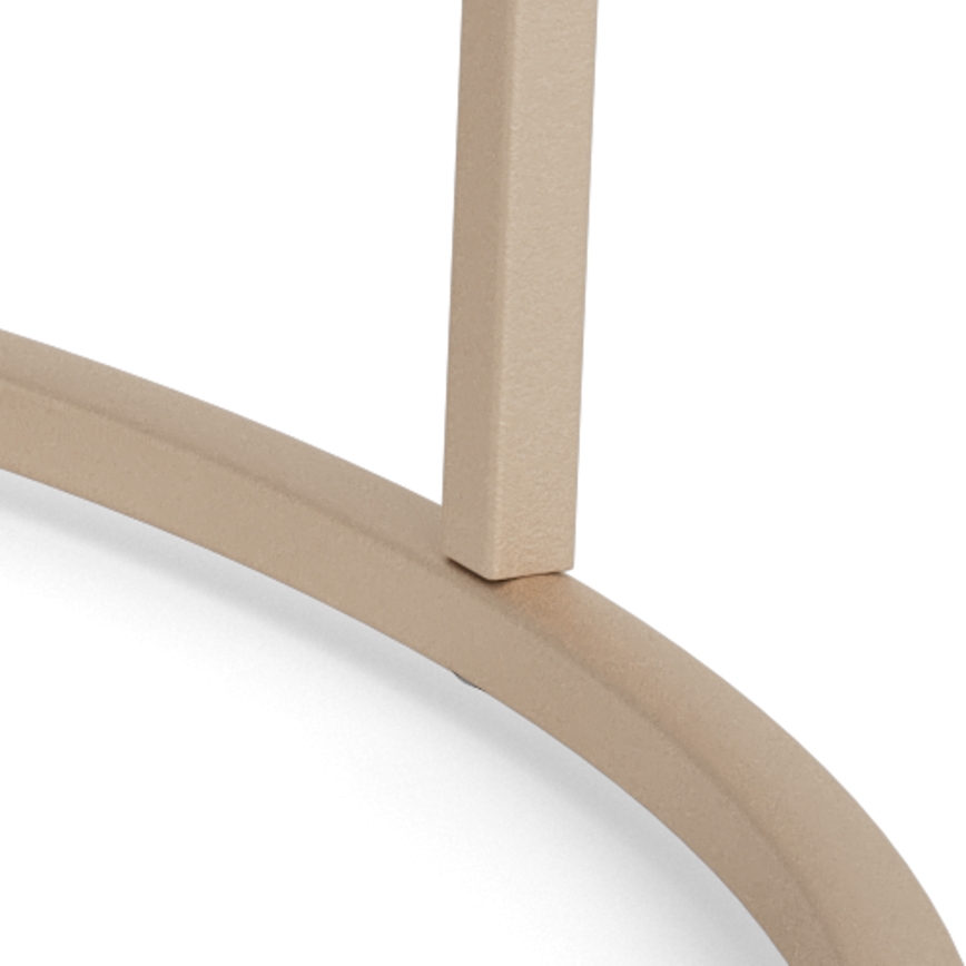 Konferenčný stolík SARON, priemer 80 cm, sivý