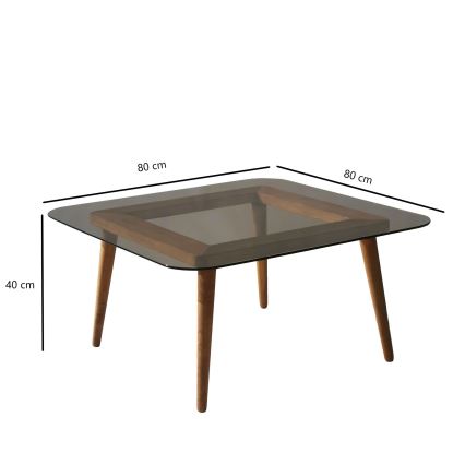 Konferenčný stolík SMART 40x80 cm hnedá