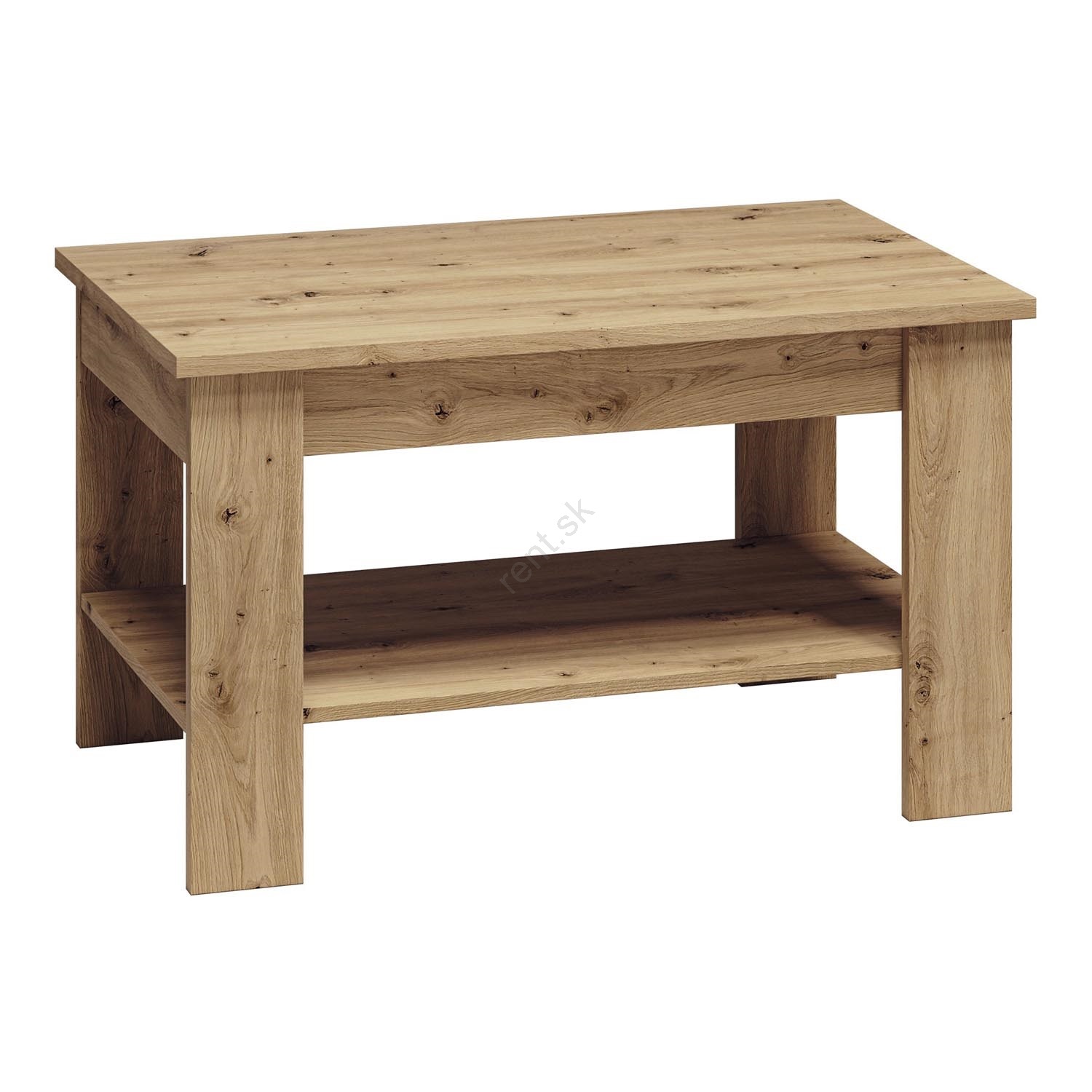 Konferenčný stolík VANCO 57x96 cm hnedá rent.sk