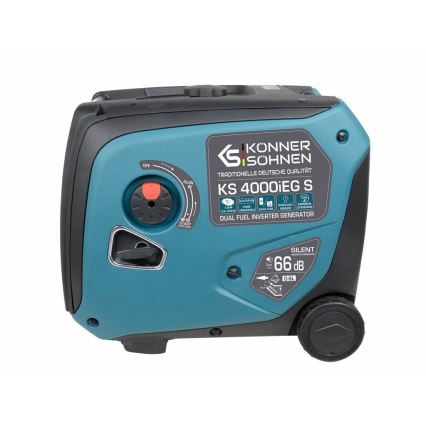 Könner & Söhnen 5106 - Plynová a benzínová invertorová elektrocentrála KS 4000iEG S 4000W