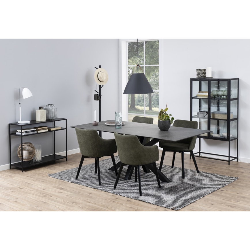 Konzolový stolík SARON čierny