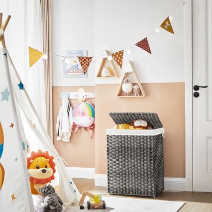 Kôš na bielizeň BLAINE sivý