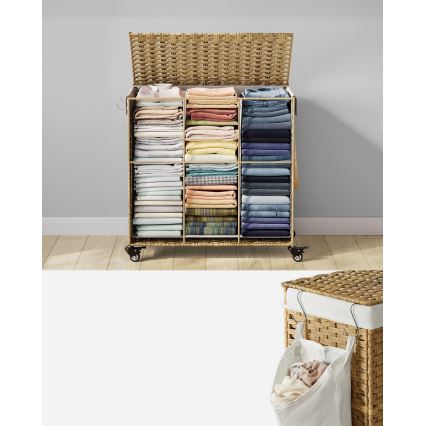 Kôš na bielizeň FLYN z ratanu