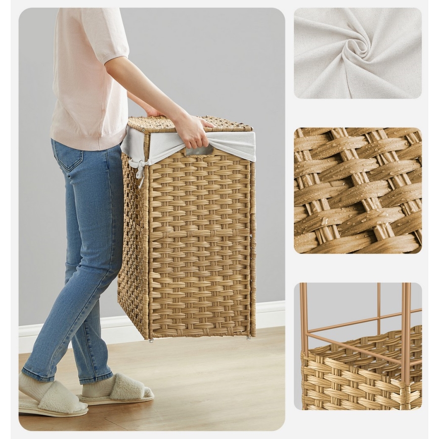 Kôš na bielizeň FLYN z ratanu