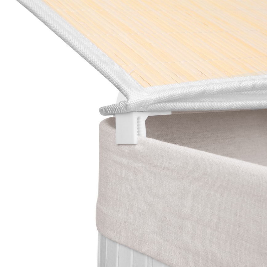 Kôš na bielizeň GUS biely