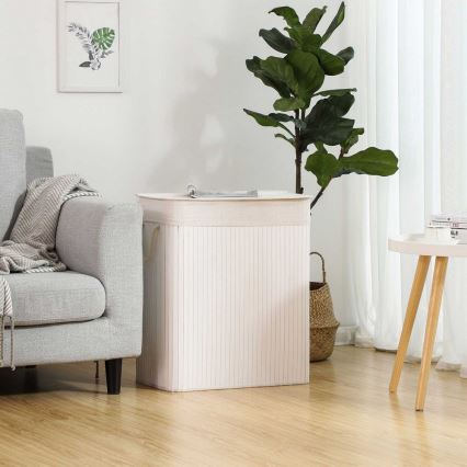 Kôš na bielizeň GUS biely